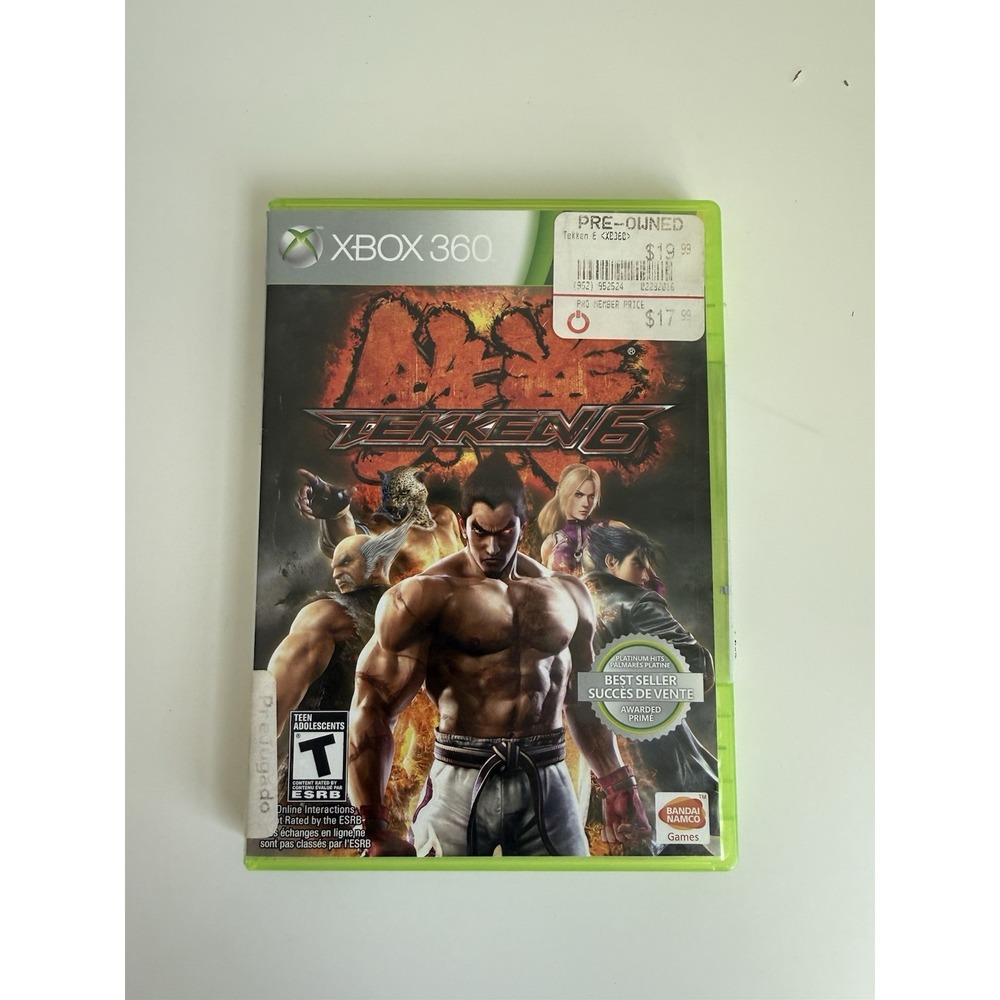 Tekken 6 (Microsoft Xbox 360, 2009) Complete